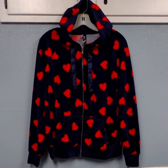 torrid Other - Torrid Red and Blue Hoodie Intimates Sleepwear, Size 0 (12/L)